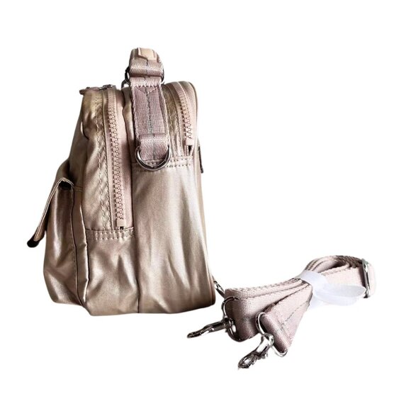 brand new reduced Kipling CANDY Handbag (convertible to backpack) rose gold - Picture 4 of 10